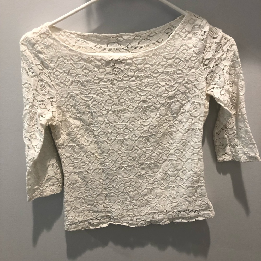 Banana republic white top